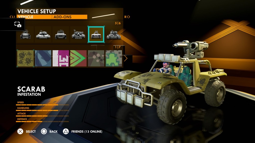 Scarab Vehicle Colors