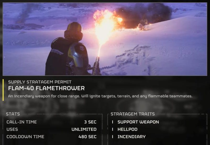 FLAM-40 Flamethrower