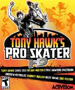 Tony Hawks Pro Skater HD Box Art