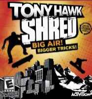 Tony Hawk: Shred Stand-Alone Software Box Art