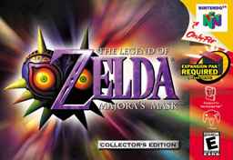 The Legend of Zelda: Majoras Mask Box Art