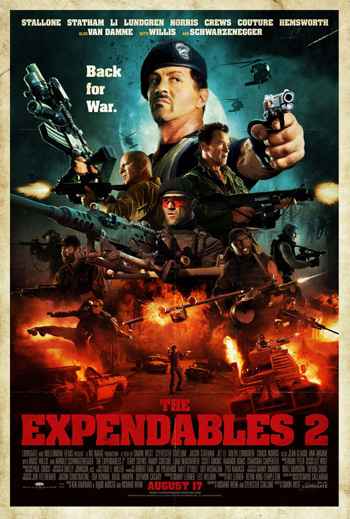 The Expendables 2 Box Art