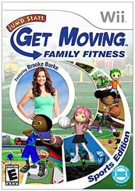 JumpStart: Get Moving Family Fitness Sports Edition featuring Brooke Burke Box Art