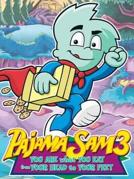 Pajama Sam 3: You are What You Eat from Your Head to Your Feet Box Art