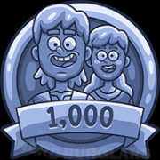 thousandth-customer achievement icon