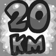 20-km achievement icon