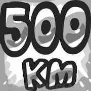 500-km achievement icon