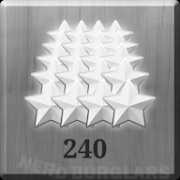 get-240-stars achievement icon