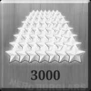 get-3000-stars achievement icon
